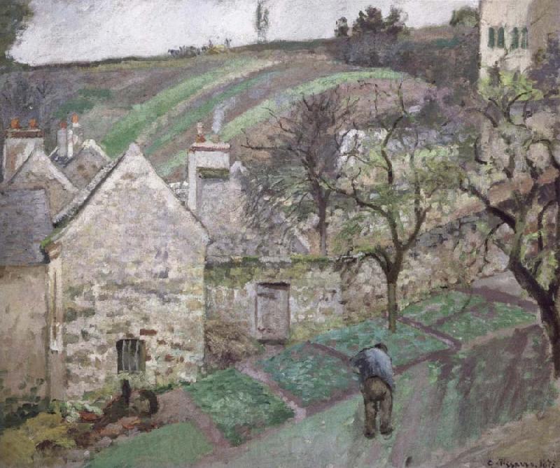 Camille Pissarro Hill at L-Hermitage,Pontoise Coteau de L-Hermitage,Pontoise